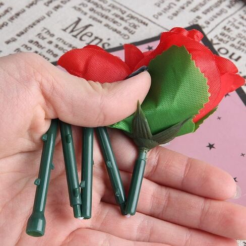 10Pcs Red Folding Rose/Rose Appearing Magic Tricks Flower Appearing Close Up Stage Street Magic, Magic Tricks, Magic Tricks for Adults in Saudi Arabia