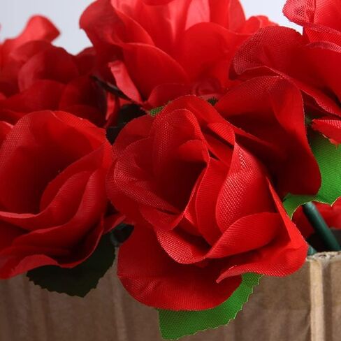 10Pcs Red Folding Rose/Rose Appearing Magic Tricks Flower Appearing Close Up Stage Street Magic, Magic Tricks, Magic Tricks for Adults in Saudi Arabia