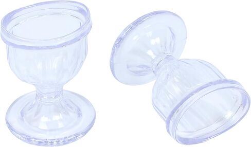 أكواب عيون شفافة لحافة غسل العين على شكل شطف العين وتنظيفها وإزالة الغبار ومجموعة أكواب غسيل العين مكونة من كوبين للعين in Kuwait