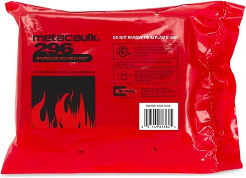 وسادة RectorSeal Metacaulk Firestop 66362، سهلة التركيب، Firestop، 2 بوصة × 9 بوصة × 6 بوصة in Saudi Arabia