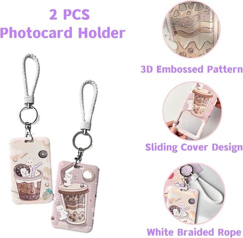 Photocard Holder Keychain, Clear Acrylic Butterfly Kpop Photo Card Holder, Cute Keychain Badge Holder for Card Collection Bus ID Bank Card Casem, Gift for Kpop Lover(No Photocard) in Saudi Arabia