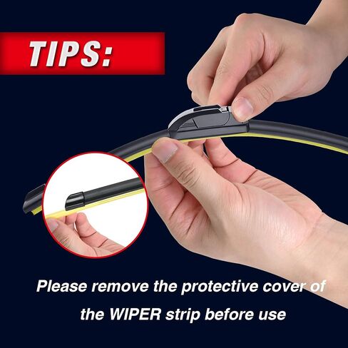 3 مساحات 24 بوصة/18 بوصة/10 بوصة شفرات ممسحة زجاج أمامي بديلة لميتسوبيشي إكليبس كروس 2020 2019 2018 جودة المصنع الأصلي، خطاف U/J in Kuwait