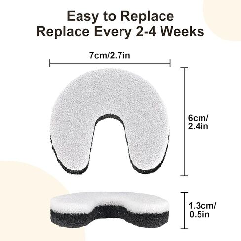 استبدال فلتر نافورة المياه للقطط من NPET 4 قطع لـ NC010 in Kuwait