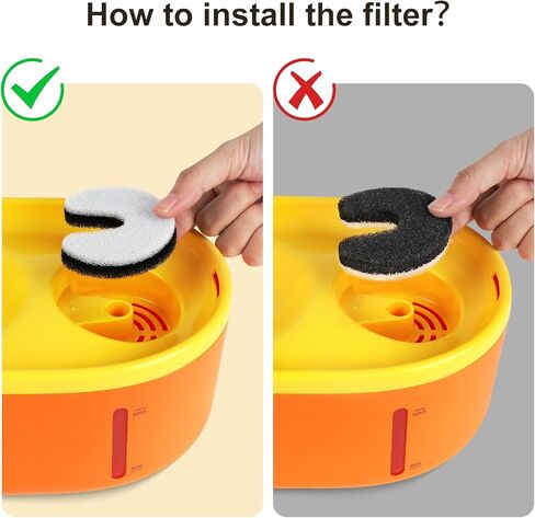 استبدال فلتر نافورة المياه للقطط من NPET 4 قطع لـ NC010 in Kuwait