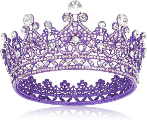 Ondder التيجان والتيجان للنساء عيد ميلاد الأميرة الملكة تاج لامعة للفتيات حجر الراين الزفاف تاج الزفاف الكريستال Quinceanera تاج العروس تيارا عصابات للحزب حفلة موسيقية مهرجان زي in Kuwait