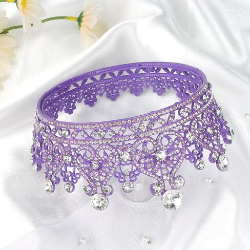 Ondder التيجان والتيجان للنساء عيد ميلاد الأميرة الملكة تاج لامعة للفتيات حجر الراين الزفاف تاج الزفاف الكريستال Quinceanera تاج العروس تيارا عصابات للحزب حفلة موسيقية مهرجان زي in Kuwait