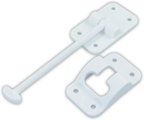 JR Products 10444 Plastic T-Style Door Holder - Polar White, 6" in Saudi Arabia