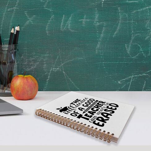 هدايا تقدير المعلم دفتر ملاحظات حلزوني مقاس 5.5 × 8.3 بوصة، يتطلب الأمر قلبًا كبيرًا لتشكيل العقول الصغيرة دفتر ملاحظات حلزوني مبطن بقوس قزح، شكرًا لك على الهدايا للمعلم in Kuwait