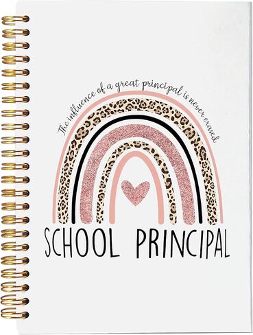 هدايا تقدير المعلم دفتر ملاحظات حلزوني مقاس 5.5 × 8.3 بوصة، يتطلب الأمر قلبًا كبيرًا لتشكيل العقول الصغيرة دفتر ملاحظات حلزوني مبطن بقوس قزح، شكرًا لك على الهدايا للمعلم in Kuwait