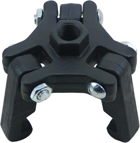 Harmonic Balancer Damper Pulley Puller Tool Remover Extractor Kit Compatible with Ford, GM, Chrysler, Cadillac, Chevy Trucks, Mitsubishi, with Upgraded Version 3 Thin Jaw Puller in Saudi Arabia