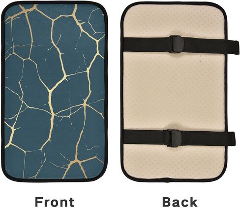 Center Console Cover Non-Slip Washable Car Armrest Cover Auto Armrest Box Cover for Most Vehicle Truck Cars Leaves in Saudi Arabia