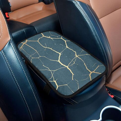 Center Console Cover Non-Slip Washable Car Armrest Cover Auto Armrest Box Cover for Most Vehicle Truck Cars Leaves in Saudi Arabia