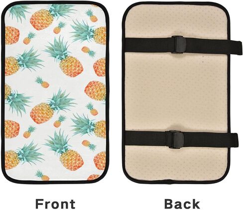 Center Console Cover Non-Slip Washable Car Armrest Cover Auto Armrest Box Cover for Most Vehicle Truck Cars Leaves in Saudi Arabia
