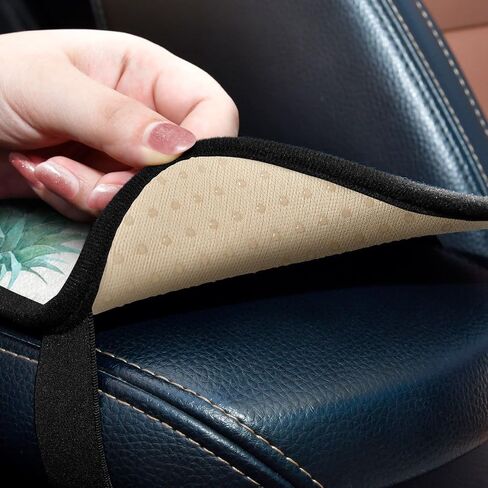 Center Console Cover Non-Slip Washable Car Armrest Cover Auto Armrest Box Cover for Most Vehicle Truck Cars Leaves in Saudi Arabia