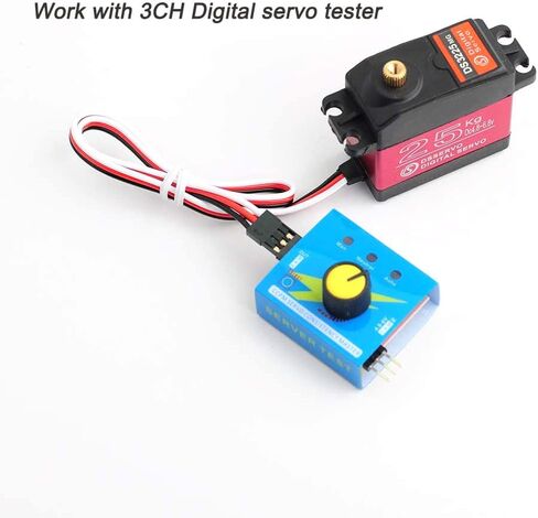 DS3225 25kg RC Servo 270 Degree High Torque Full Metal Gear 6V Digital Servo Motor with 25T Arm Servo Horn for DIY Baja Cars Control (Pack of 2 Sets) in Saudi Arabia