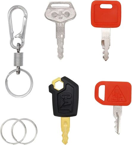 مجموعة مفاتيح المعدات الثقيلة مكونة من 4 قطع متوافقة مع كاتربيلر وجون ديري وكوماتسو in Kuwait