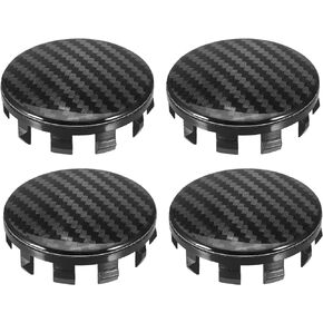 X AUTOHAUX 4 Pcs 56mm Wheel Center Hub Caps Hubcaps Covers Universal Rims Hub Cap Parts for Car Black Base Outer Diameter: 72mm / 2.83"(D)