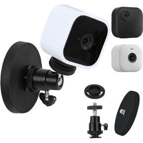 Magnetic Camera Mount Compatible with Blink Outdoor 4th, 3rd Gen, Blink Mini 2, Blink Mini, Blink Indoor(All), Blink XT2, Magnetic Mount Base Rubber Coated Camera Magnet Mount, 2Pack