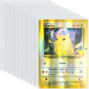 Jumbo-Card-Sleeves 5.4x7.5" 4 Mil Extra-Thick Big Card Protector Sleeves Jumbo Card Protector-50 Pack