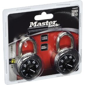 Master Lock 1500T Combination-Alike, 4-Pack, Each Pack Contains 2 Locks, 8-Count