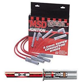 32749 Super Conductor Spark Plug Wire Set, 318-360 HEI, for MSD Distributor