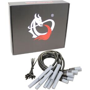 AIP Electronics Dragon FIRE Performance Sport Series Direct Fit 10mm Low Ohm Spark Plug Wire Set Compatible with 2010-2017 Ford F-150 SVT Raptor F-250 F-350 Super Duty 6.2L V8 OEM Fit PWJ286