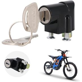 Surron Lock,Sur Ron Front Helmet Security Anti-Theft Lock for Surron Sur Ron Light Bee X/S Segway X260/X160 Electric Dirt Bike EBike