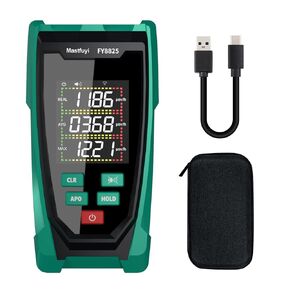Geiger Counter Nuclear Radiation Dosimeter, Rechargeable Nuclear Radiation Detector, X-ray Gamma Beta Nuclear Radiation Monitor Meter, Large Color LCD Display, Real Time Alarms