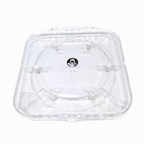 4" 5" 6" 100mm 125mm150mm Single Wafer Display Carrier, Wafer Display Holder, Wafer Shipper, Adjustable Single Wafer Sample Box for Silicon, Sapphire, SiC Substrate Holder Pack of 1 pcs