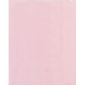BFPBAS480 Anti-Static Flat 2 Mil Poly Bags, 9" x 12", Pink (Pack of 1000)