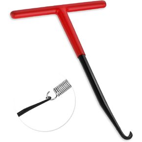 Motorcycle Exhaust Spring Hook T Handle Exhaust Spring Hooks Puller with Rubber Coating for Motorcycle Dirt Bike Removal Installation, Adjustment
