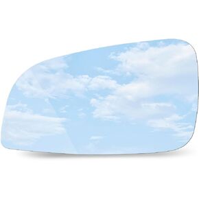 Mirror Glass Passenger Right Side fit for 2008 2009 2010 2011 2012 Chevy Malibu LS, LT 2007 2008 2009 Saturn Aura with Adhesive Convex No Backing Plate