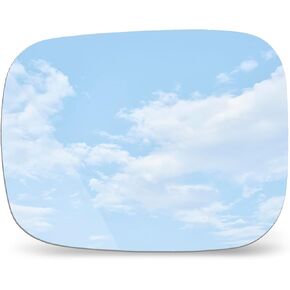 Mirror Glass Driver Left Side fit for 2007 2008 2009 2010 2011 2012 2013 2014 Volvo V70 XC70 XC90 with Adhesive Flat No Backing Plate