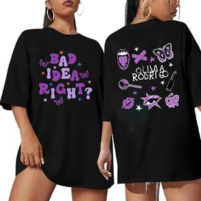 Oversized Country Concert Shirts for Women Pop Rock Music T Shirt Concert Fans Butterfly Tee Tops