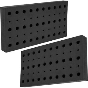 Router Bit Storage Trays - Two Quality Foam Material for 100 Bits total (2 Items)