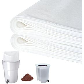50 Pcs Commercial Cold Brew Coffee Filters,20" x 20" Commercial Cold Brew Bags For Commercial Model Cold Brew Coffee Makers and 5-Gallon Commercial Systems,with Drawstring,Brew Up To 5 LBS Coffee