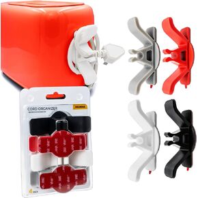 Cord Organizer for Appliances, 4 Pack Upgraded Cord keeper, Cord Wrapper for Appliances Stick on Mixer, Coffee-Maker, Pressure-Cooker, Toaster, Blender and Air-Fryer