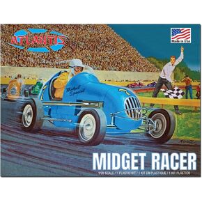 Atlantis M110 1/20 Scale Midget Racer Plastic Model Kit - Assembly Required