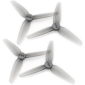 12pcs HQProp T3X1.8X3 3 Inch 3-Blade T-Mount Propeller Set 2mm Shaft (4X CW / 4X CCW) Gray Polycarbonate (Gray)