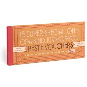 Knock Knock Fill in the Love Mom Vouchers, Book of 15 Unique Perforated Coupons, 7.5 x 3.25-inches