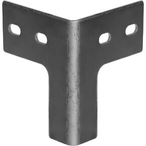 8 Pcs Weldable L Bracket with Slott Hole,3-3/4 x 3-3/4 x 4-5/8"Metal Workbench Corner Edges Bracket,Dump Trailer Weld on Bracket,Thickness 2.9mm