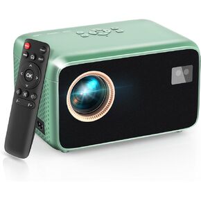 TMY 4K WiFi Bluetooth Projector, 200 ANSI, Green, LCD, HDMI/USB/Bluetooth, Movie Projector for Phone/TV Stick/Laptop/DVD/PS5, Portable, Home Cinema/Gaming