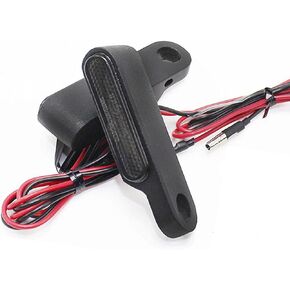 ANKIA 2PCS 12V دراجة نارية عالمية صغيرة تتدفق LED مؤشر إشارة الانعطاف ضوء الوامض الفرامل الفاصل رافعة المتعري لهارلي هوندا سوزوكي كاواساكي ياماها مقهى المتسابق كروزر ATV Motocr (أسود-2)