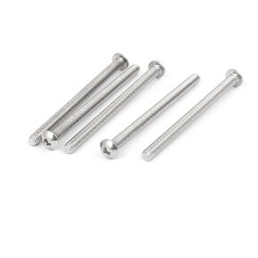 uxcell M4x60mm 316 Stainless Steel Round Button Head Hex Socket Cap Screw Bolt 5pcs