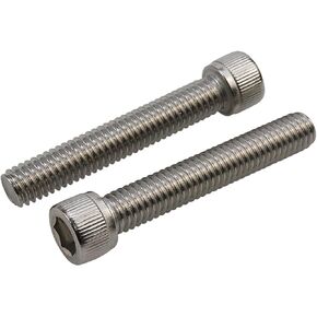 3/8-16 * 3 Socket Head Cap Screws,304 Stainless Steel Bright Finish Allen Socket Drive 5Pcs