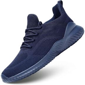 Wrezatro Men's Running Shoes Ultra Lightweight Breathable Walking Tennis Shoes Non Slip Athletic Fashion Sneakers Mesh Workout Casual Sports Shoes