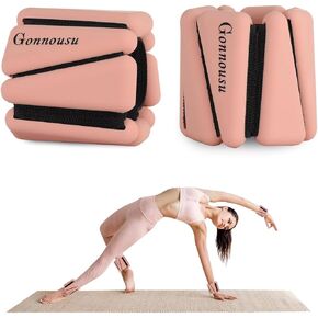 Adjustable Wearable Wrist Weights for Women and Man - Ankle Weights, Set of 2 (1lb Each) for Enhanced Training | Perfect for Yoga, Dance, Barre, Pilates, Cardio, Aerobics, and Walking