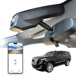 4K Dash Cam Custom fit for Cadillac Gen5 Escalade/Escalade ESV 2021-2024(Model A), Base Sport Premium Luxury Platinum V-Series, UHD 2160P Video, WiFi and App, Loop Recording, 128GB Card