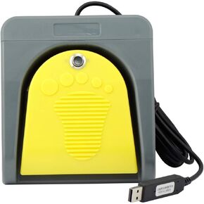 USB Double Foot Switch Pedal Control 2 Key Assembly Program Video Game Customized PC Keyboard Mouse Multimedia String Action HID