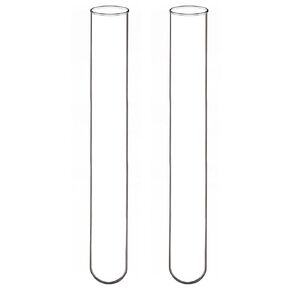 15 Pack Borosilicate Glass Round Bottom Test Tubes, 30 mm OD X 165 mm Length (Pack of 15)